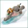 tuskers having snow much fun figurine
