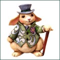 jim shore mini bunny rabbit figurine