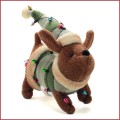 blossom bucket plush dachshund dog