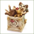 harmony kingdom courtenay cat treasure jest
