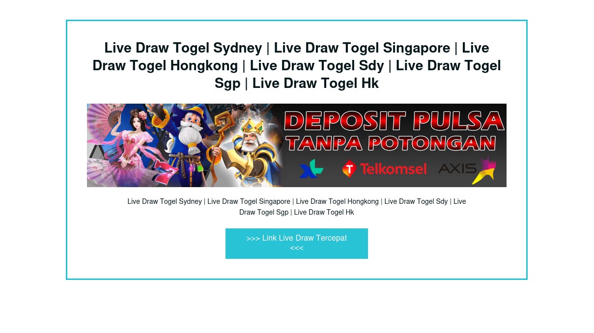 togel sdy