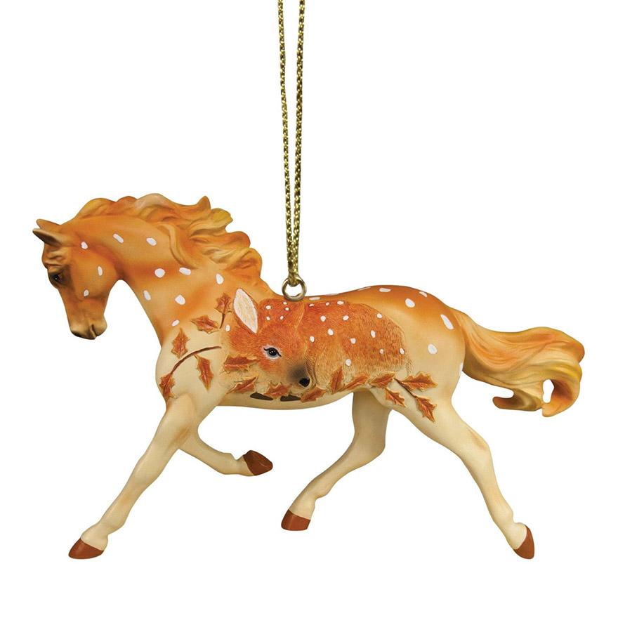 trail of painted ponies fawn memories ornament