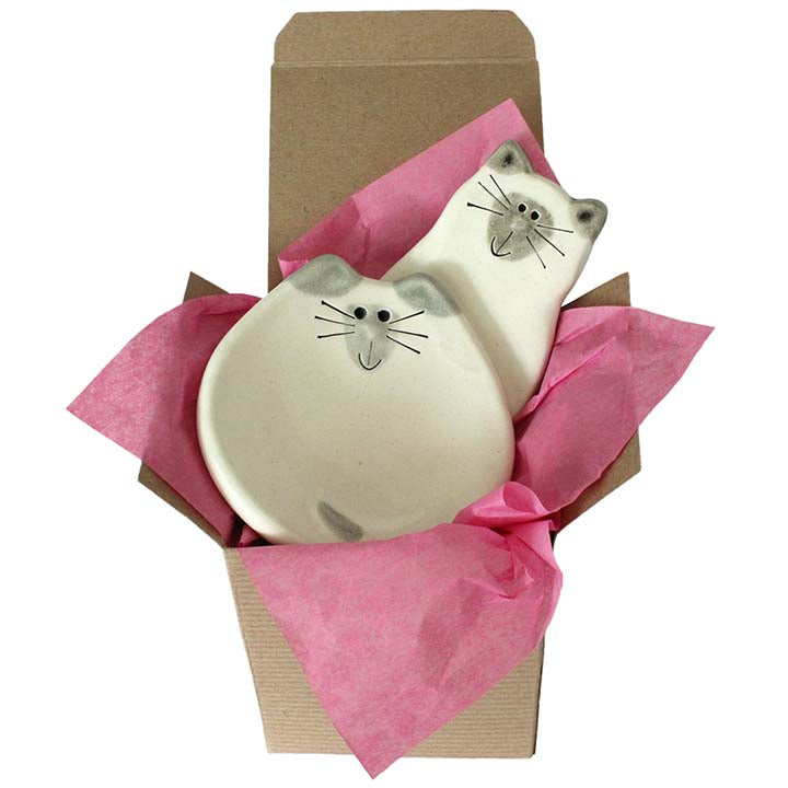 siamese cat ceramic gift set