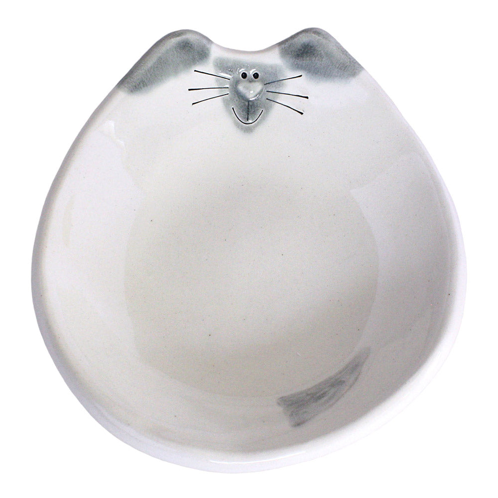 ceramic siamese cat feeding dish
